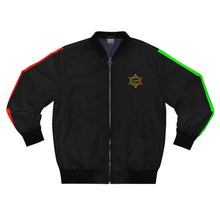 Load image into Gallery viewer, JRW Men's Bomber Jacket (Star of David)
