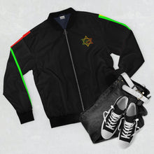 Load image into Gallery viewer, JRW Men's Bomber Jacket (Star of David)