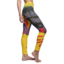 Load image into Gallery viewer, Jah Roots Wear - Women's Cut & Sew Casual Leggings (Yellow)