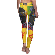 Load image into Gallery viewer, Jah Roots Wear - Women's Cut & Sew Casual Leggings (Yellow)