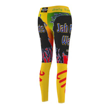 Load image into Gallery viewer, Jah Roots Wear - Women's Cut & Sew Casual Leggings (Yellow)