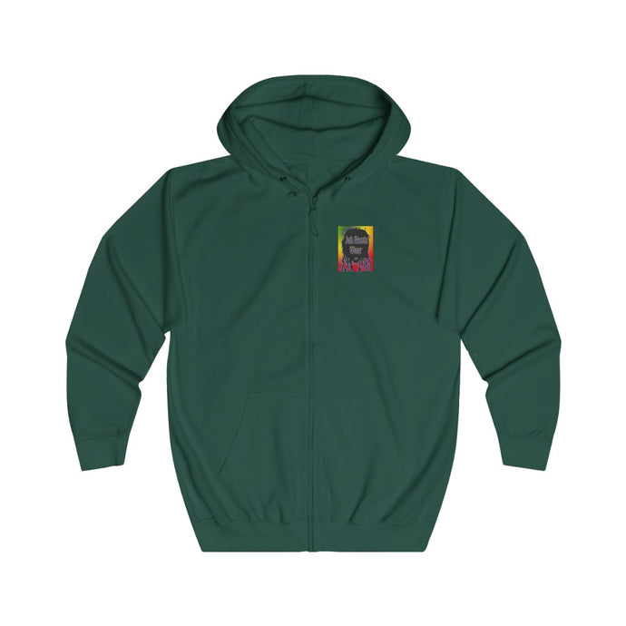 Jah Roots Wear - Adult Unisex Full Zip Hoodie