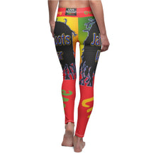 Load image into Gallery viewer, Jah Roots Wear - Women&#39;s Cut &amp; Sew Casual Leggings (Red)
