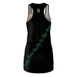 Jah Roots Wear - Women's Cut & Sew Racerback Dress (OTUITK)