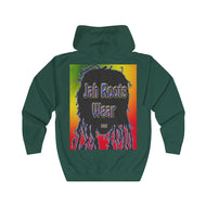 Jah Roots Wear - Adult Unisex Full Zip Hoodie