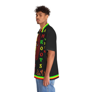 JRW Men's Hawaiian Shirt (Colored Collar)